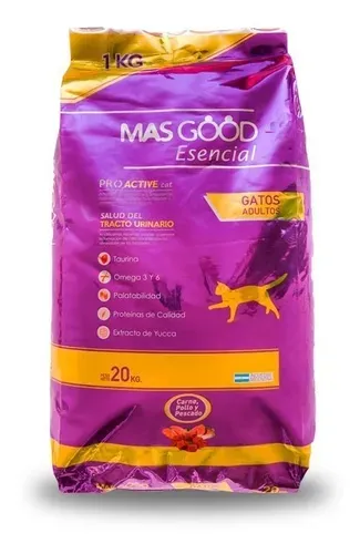 133 MASGOOD ESENCIAL GATO 19 + 1 KG.webp