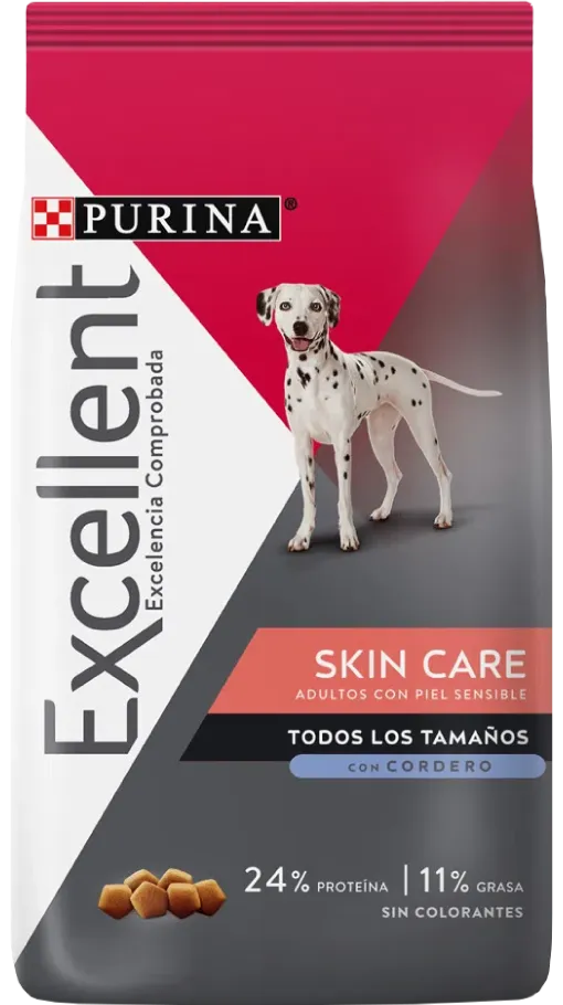 9 EXCELLENT PERRO ADULTO SKIN CARE X 3 KG.webp