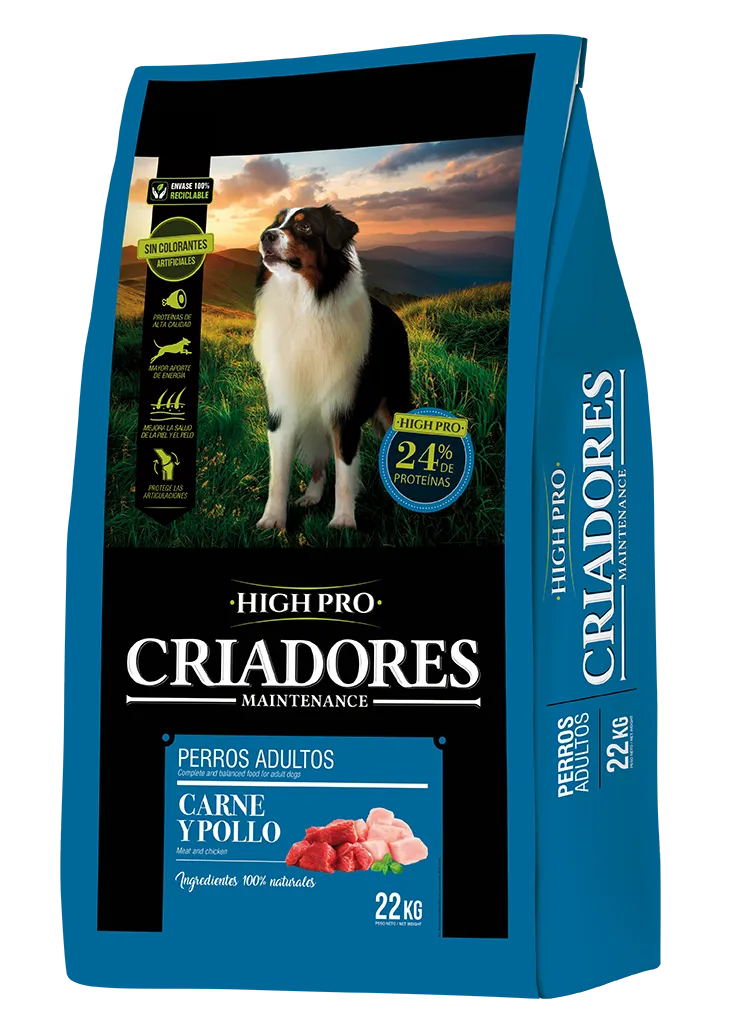 CRIADORES HIGH PRO BAIRES ADULTO X 22 KG