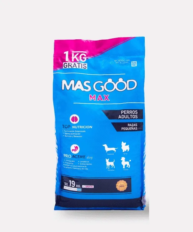 [2480] MASGOOD MAX RAZA PEQUEÑA X 19 + 1 KG