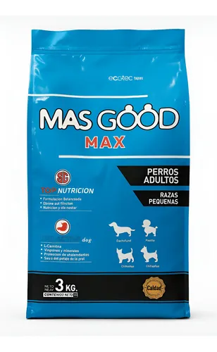[2493] MASGOOD MAX RAZA PEQUEÑA X 3 KG