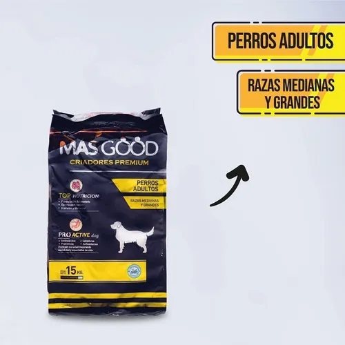 [970] MASGOOD PREMIUM RAZA MEDIANA Y GRANDE X 15 KG
