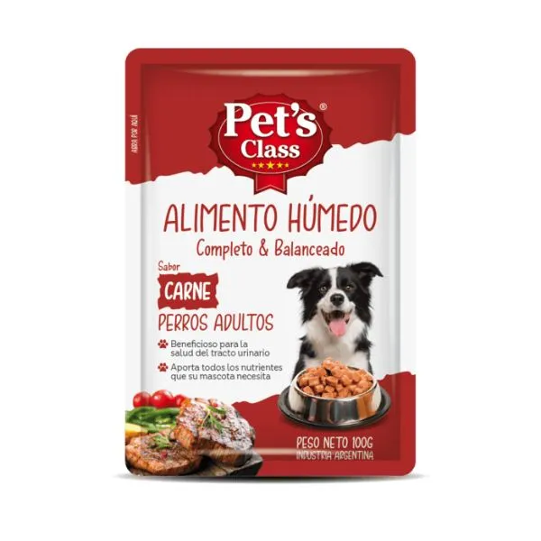 [3514] POUCH PET¨S CLASS PERRO ADULTO X 100GR