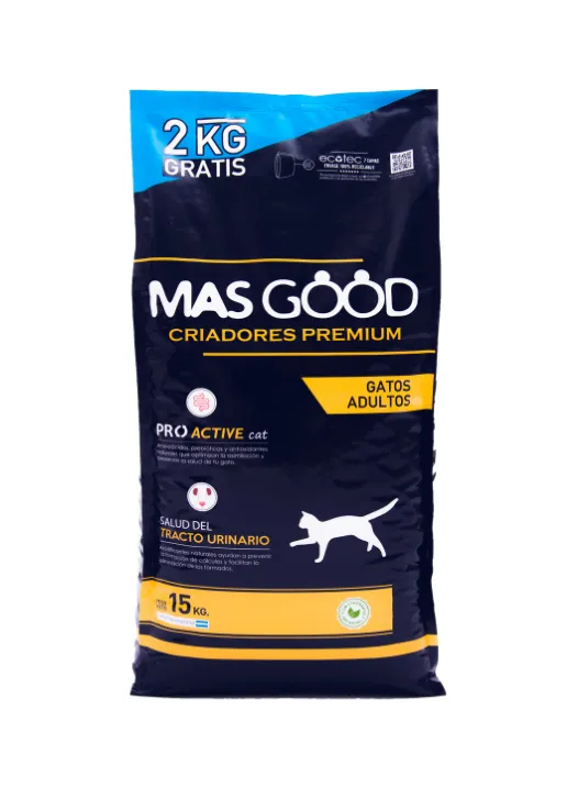 MASGOOD PREMIUM GATO X 15+2 KG