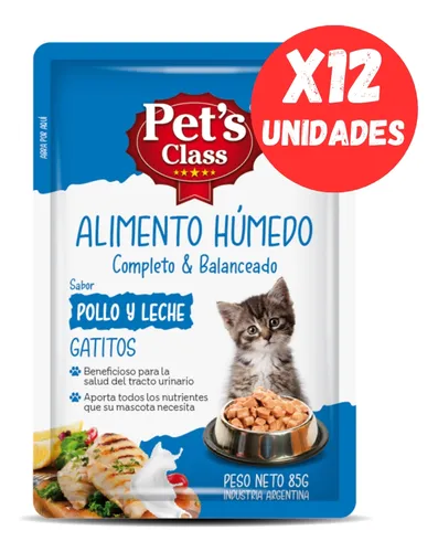 [3185] POUCH PET¨S CLASS GATITO 12 X 85 GR